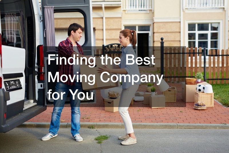 Finding the Best Moving Company for You