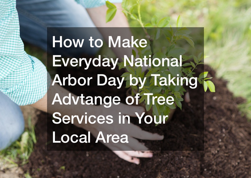 How to Make Everyday National Arbor Day by Taking Advtange of Tree Services in Your Local Area