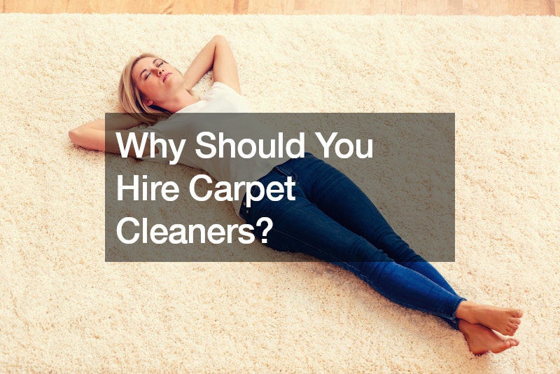 Why Should You Hire Carpet Cleaners?